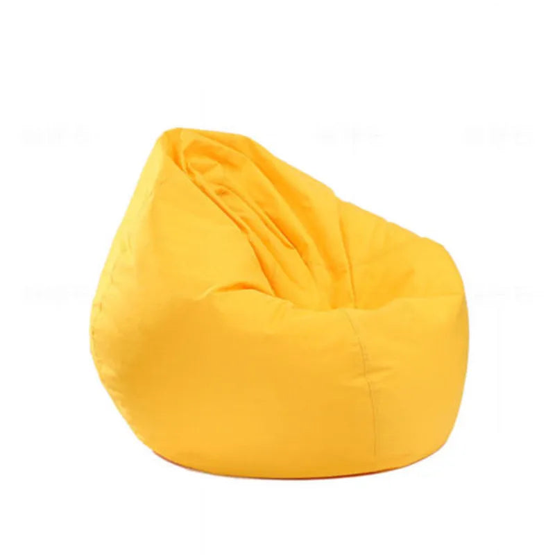 Unfilled Lounge Bean Bag Sofa Cover Home Soft Lazy Sofa Cozy Single Chair Pouf Puff Couch Tatami Living Room Durable Furniture