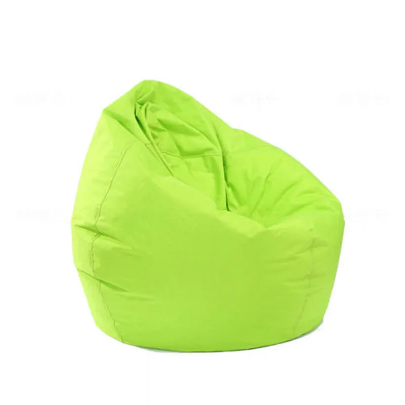 Unfilled Lounge Bean Bag Sofa Cover Home Soft Lazy Sofa Cozy Single Chair Pouf Puff Couch Tatami Living Room Durable Furniture