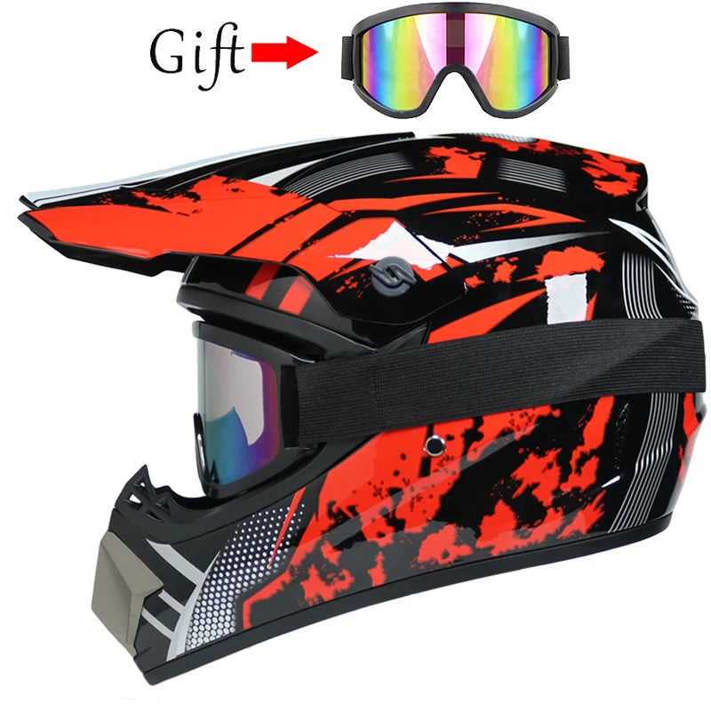 ORZ Kids Motocross Helmet | DOT-Certified Off-Road & Downhill Helmet for Children