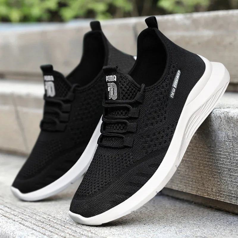 Men’s Casual Running Shoes — Breathable Trendy Sneakers | Lightweight All-Season Sports Footwear