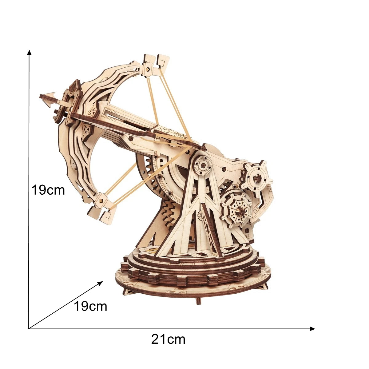 Robotime 3D Wooden Puzzle Medieval Siege Weapons Game Assembly Set Gift for Children Teens Adult War Strategy Toy KW401 KW801