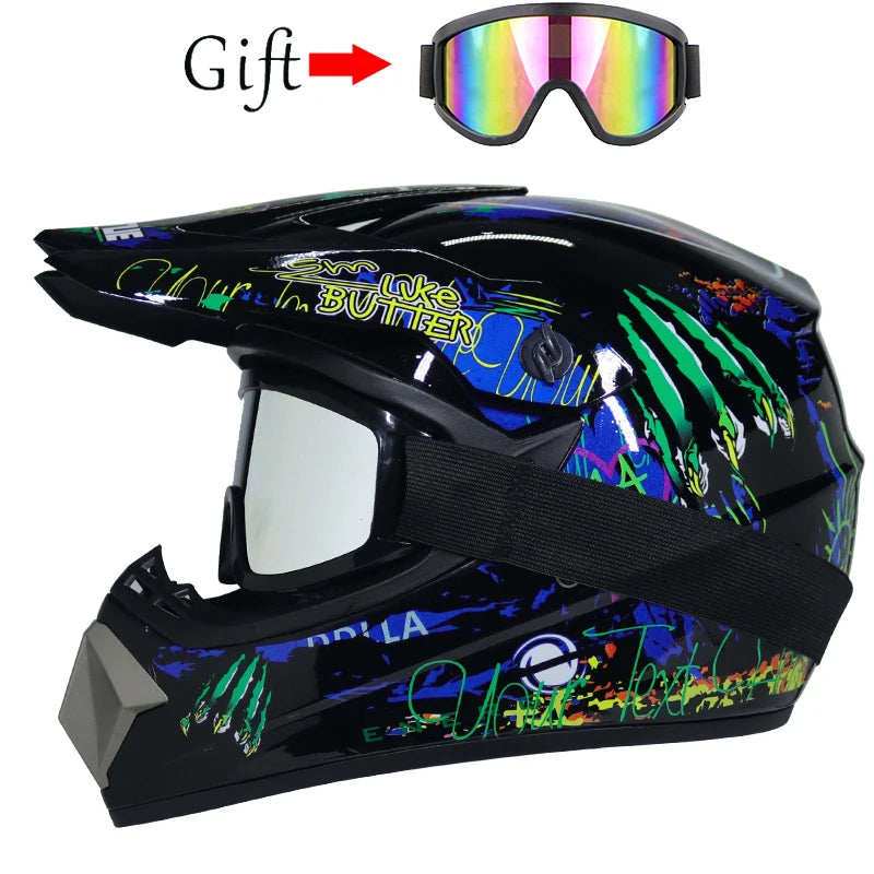 ORZ Kids Motocross Helmet | DOT-Certified Off-Road & Downhill Helmet for Children