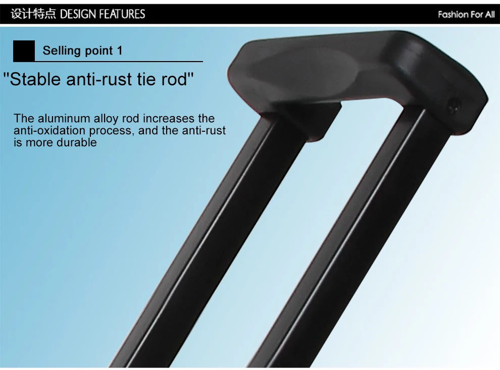 OIWAS Men Trolley Duffle Bag 56L Water-Repellent Foldable Rolling Suitcase Hand Luggage With Wheels Carry-On Bags Expansion Pack