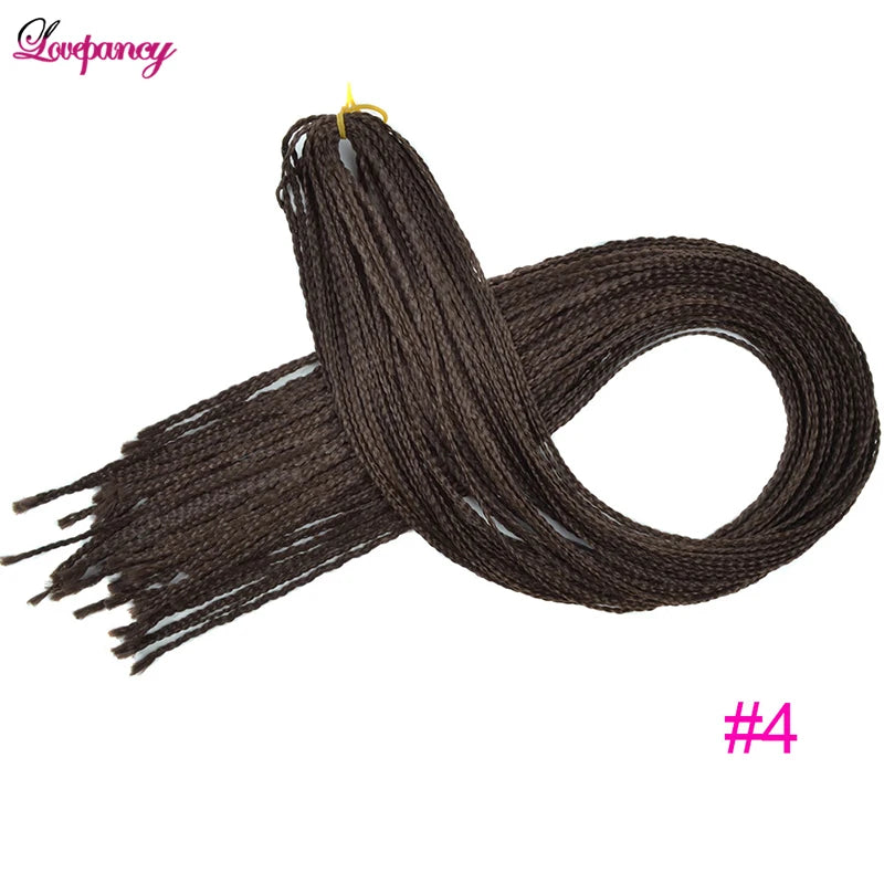 Synthetic Zizi Braids Crochet Box Braiding Hair Extensions White Black 28 Inch Long Curly Crochet Braiding Hair For Women 50g