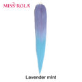Miss Rola Synthetic 22 Inch 60G Kanekalon Hair Tinsel Wire Jumbo Braid Yaki Straight Hair Extension Twist Braid Bulk Wholesale