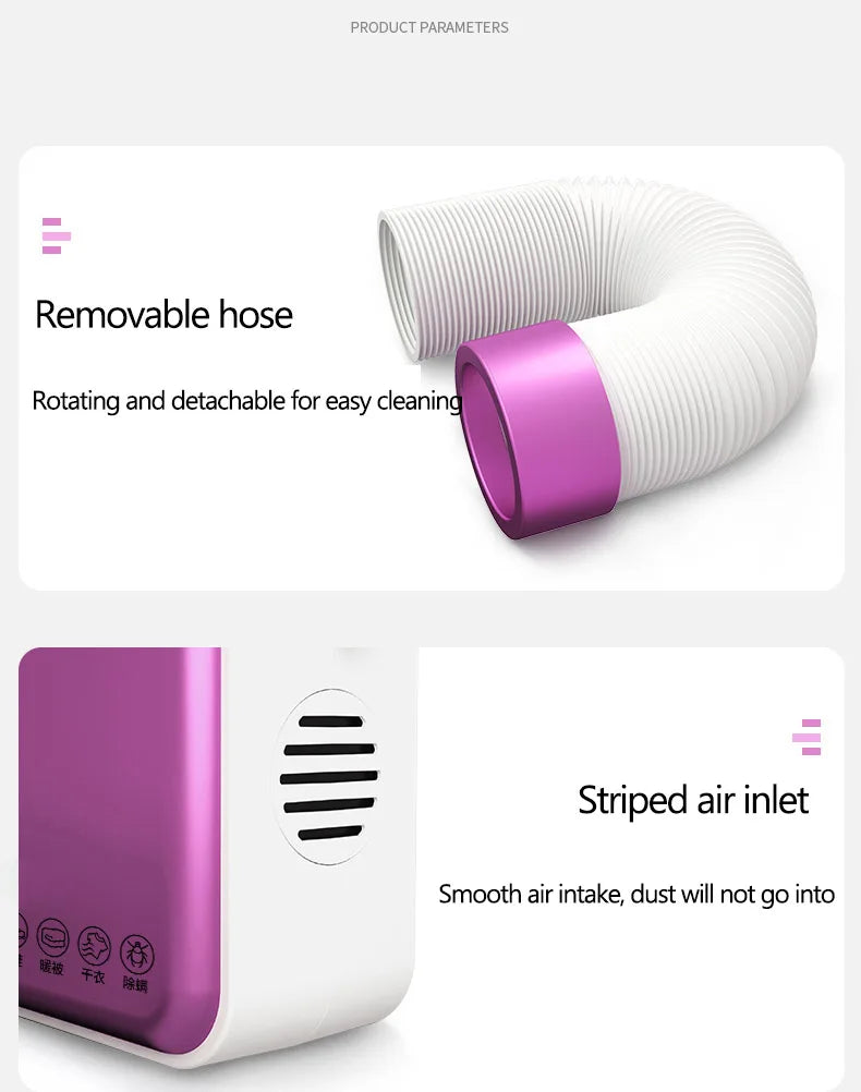 110V/220V Electric Clothes Dryer Laundry Multifunction Quickly Drying Clothes Shoes Warm air Clothes Dryer Heater Drying Machine