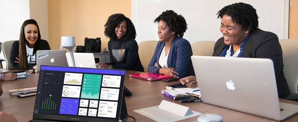 15.6" Portable Monitor — 1080p IPS | 72% NTSC / 100% sRGB | Dual USB-C + mini HDMI | Speakers