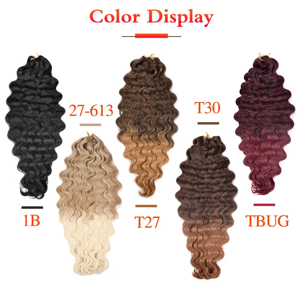 DinDong Synthetic Hair Pre-feathered Hybrid Wave Box Braids 3x King Tips Body Wave Bulk Braiding Hair Extensions 28 inch