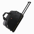 OIWAS Men Trolley Duffle Bag 56L Water-Repellent Foldable Rolling Suitcase Hand Luggage With Wheels Carry-On Bags Expansion Pack