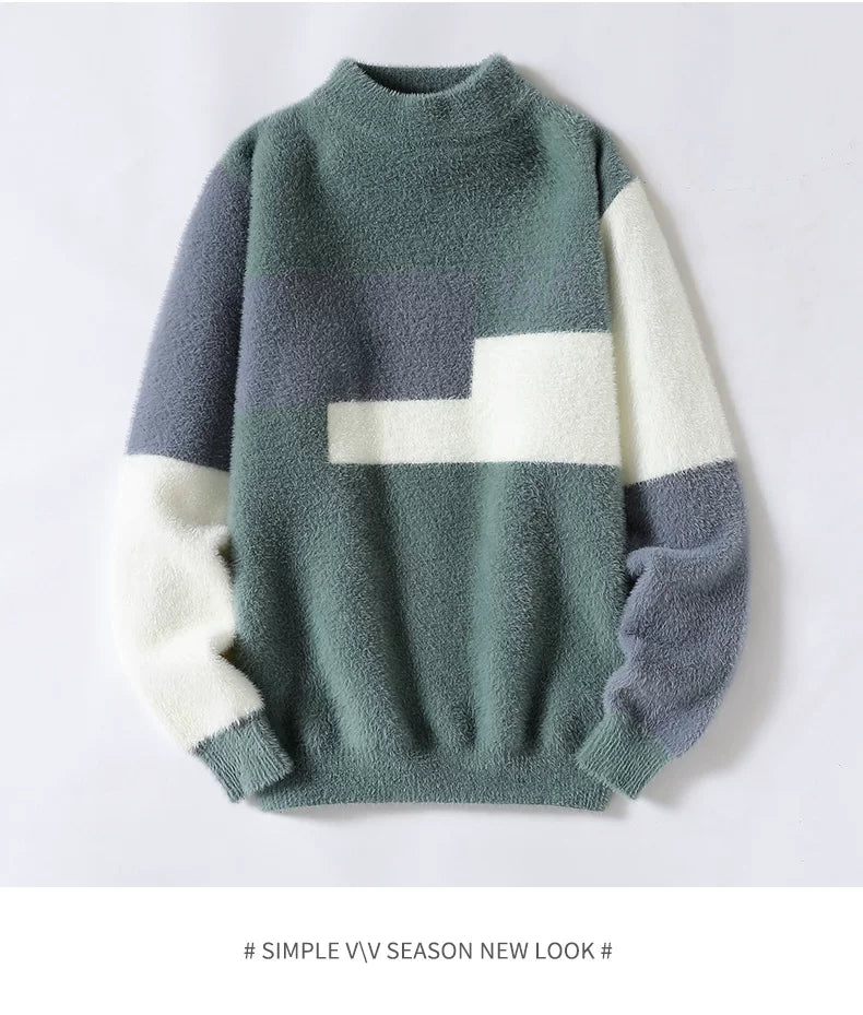 Teenager Half-High Collar Students Warm-Keeping Top Base Shirt