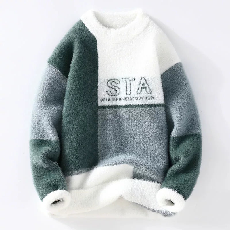 Teenager Half-High Collar Students Warm-Keeping Top Base Shirt