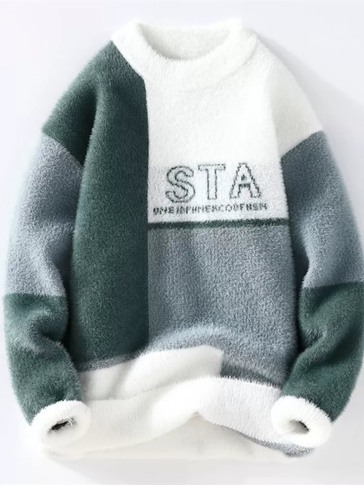 Teenager Half-High Collar Students Warm-Keeping Top Base Shirt