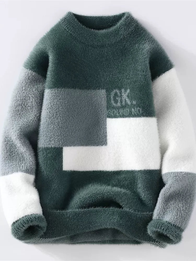 Teenager Half-High Collar Students Warm-Keeping Top Base Shirt