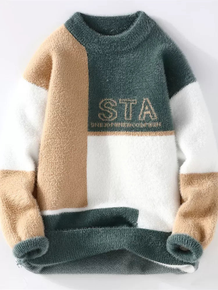 Teenager Half-High Collar Students Warm-Keeping Top Base Shirt