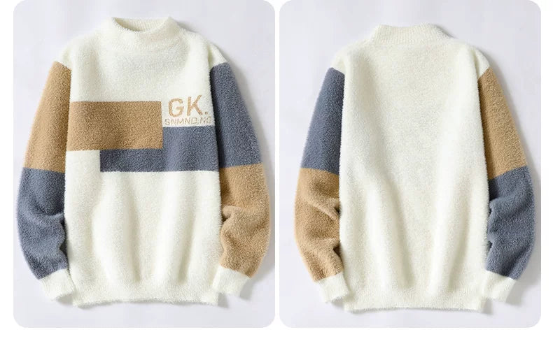 Teenager Half-High Collar Students Warm-Keeping Top Base Shirt