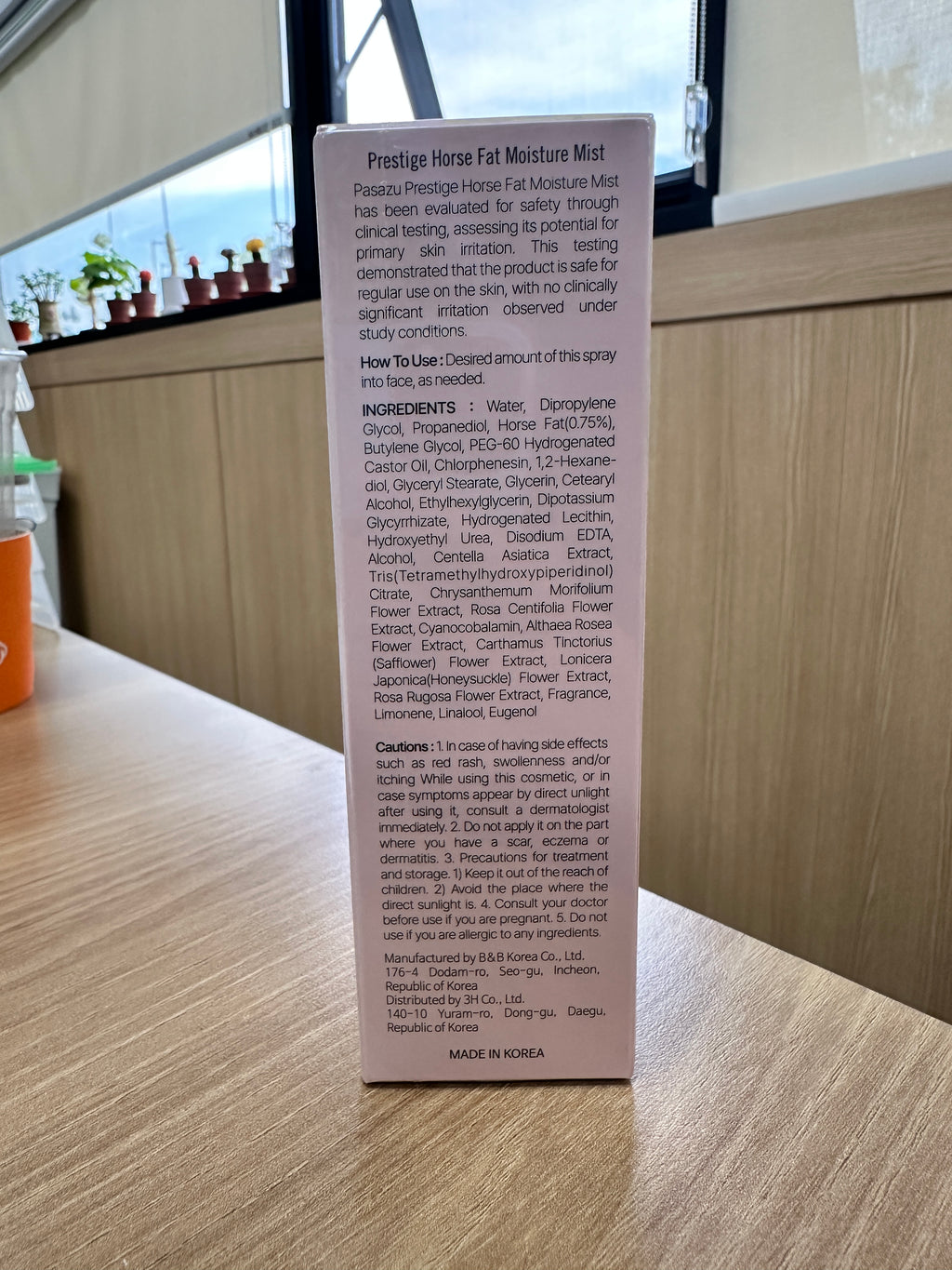 PASAZU Prestige Horse Fat Moisture Mist – Hydrating Facial Spray