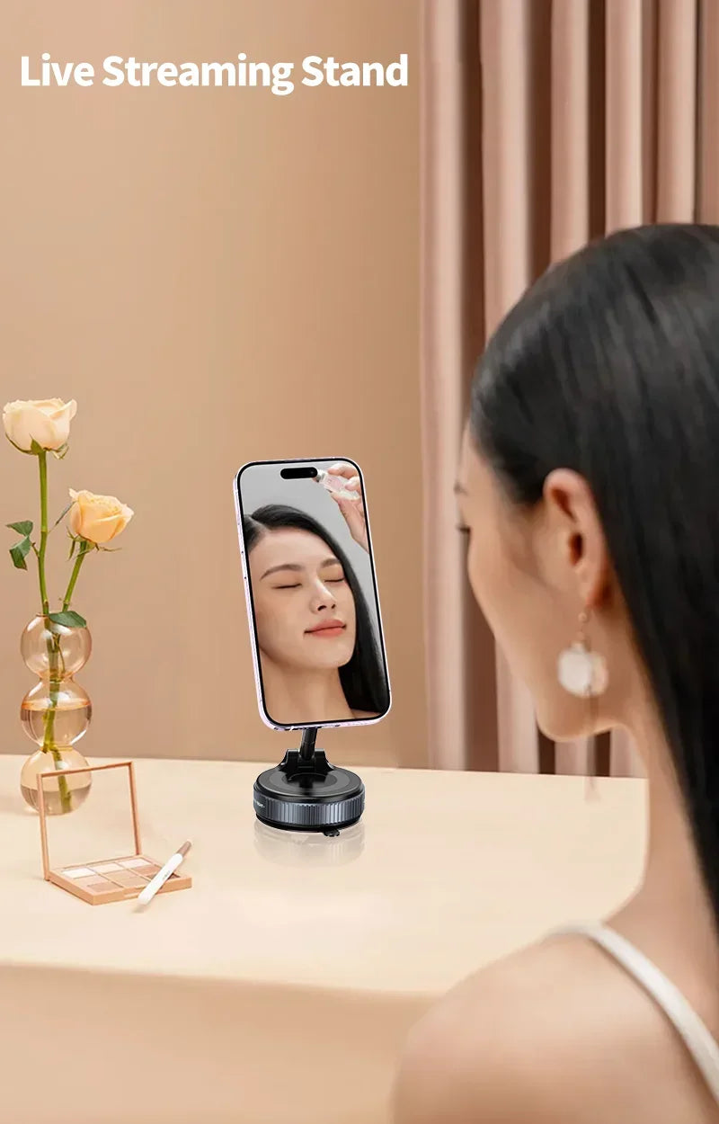 Magnetic Vacuum Car Phone Holder 360° Rotation Suction Cup Navigation Stand Bracket Car Holder For Bath/Car Universal NEW