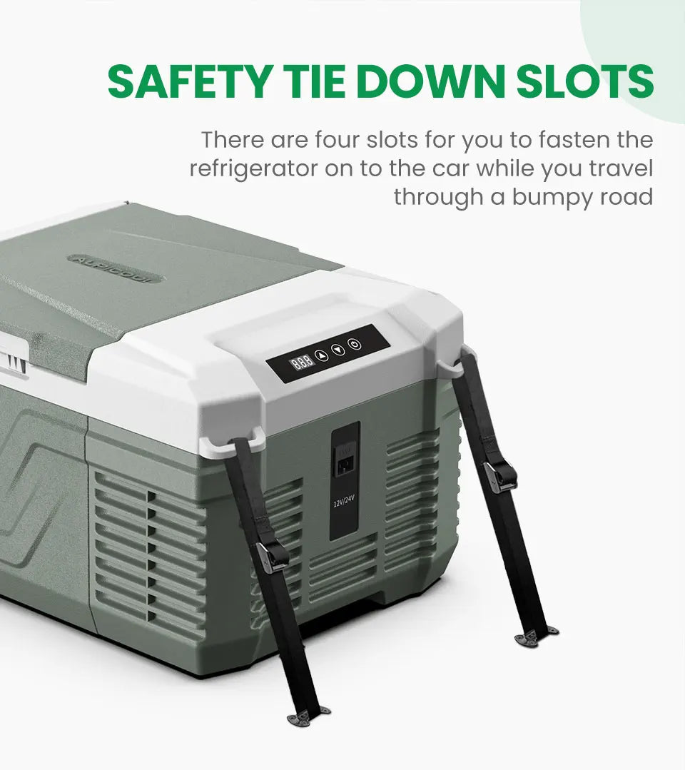 Alpicool NL9 9L Portable Refrigerator 12V/24V Small Car Fridge 100V~240V AC Electric Cooler Plug in Mini Freezer for Camping