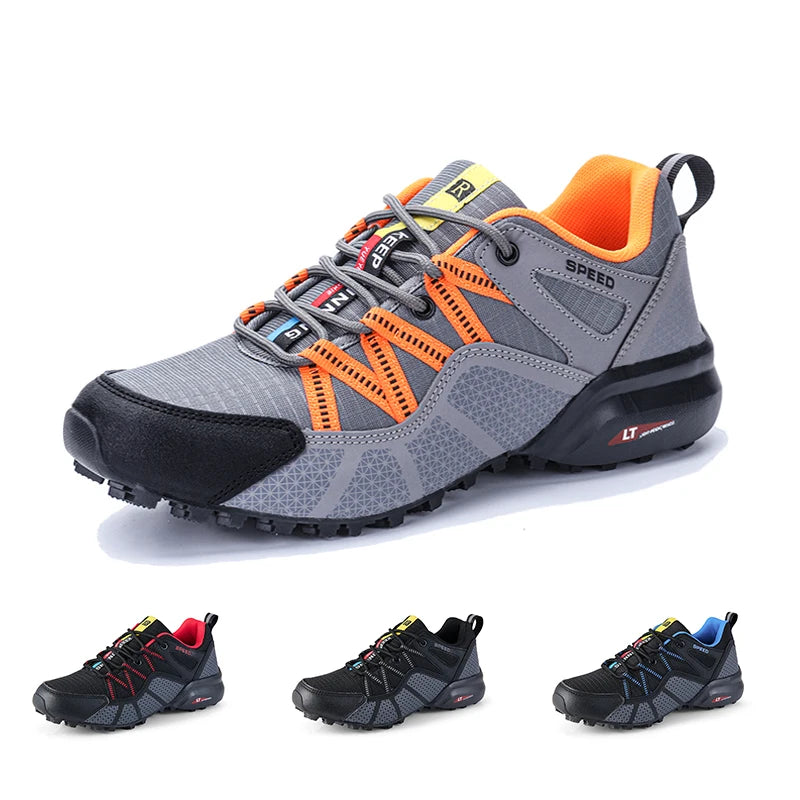 Men's Cycling Shoes Non-slip Grip Mountain Bike Shoes Casual Road Cycling Shoes Comfortable Hiking Shoes Outdoor Sports Shoes