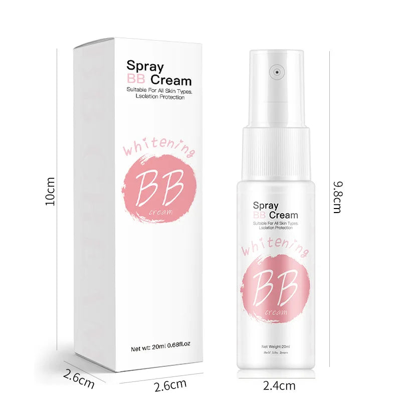 Moisturizing Base Spray BB Cream Waterproof Concealer Brighten Face Beauty Whitening Skin Care High Coverage Makeup Base