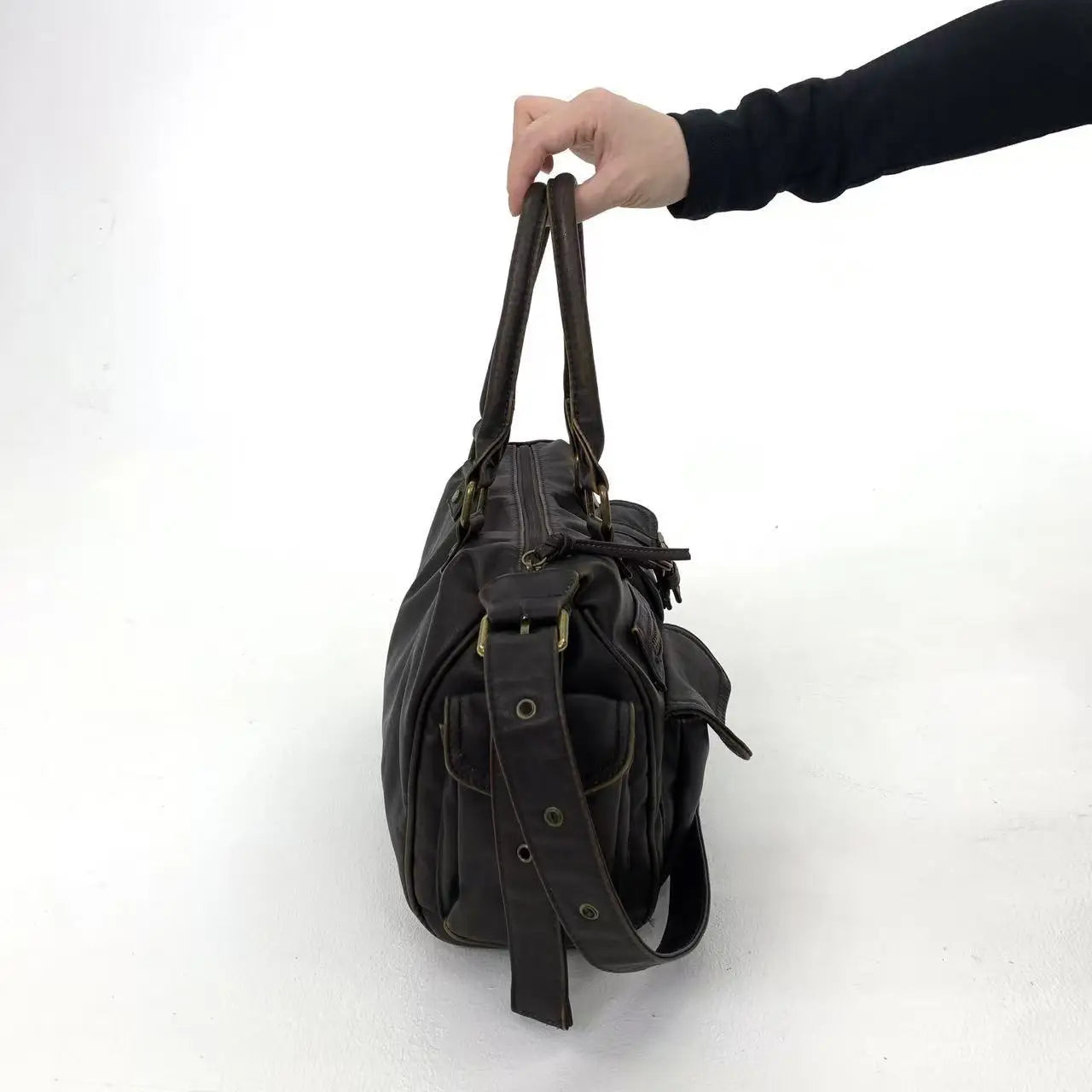 Venn Angel Women Handbags Top-handle PU Shoulder Bag Satchel Fashion Dumpling Pack Tassel Design Multi-pockets Evening Bags