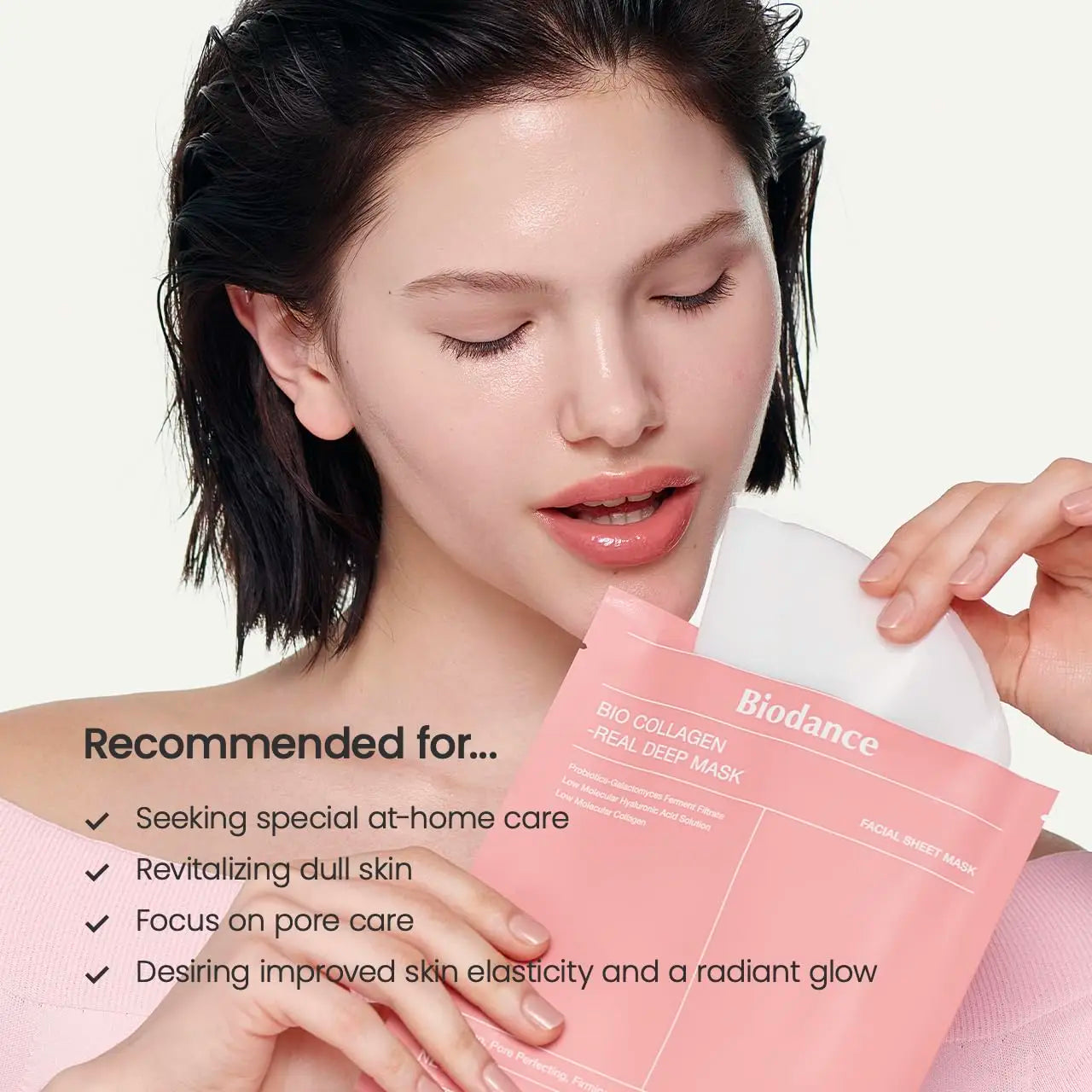 BIODANCE Bio-Collagen Real Deep Mask — Hydrating Overnight Hydrogel (Whole Face)