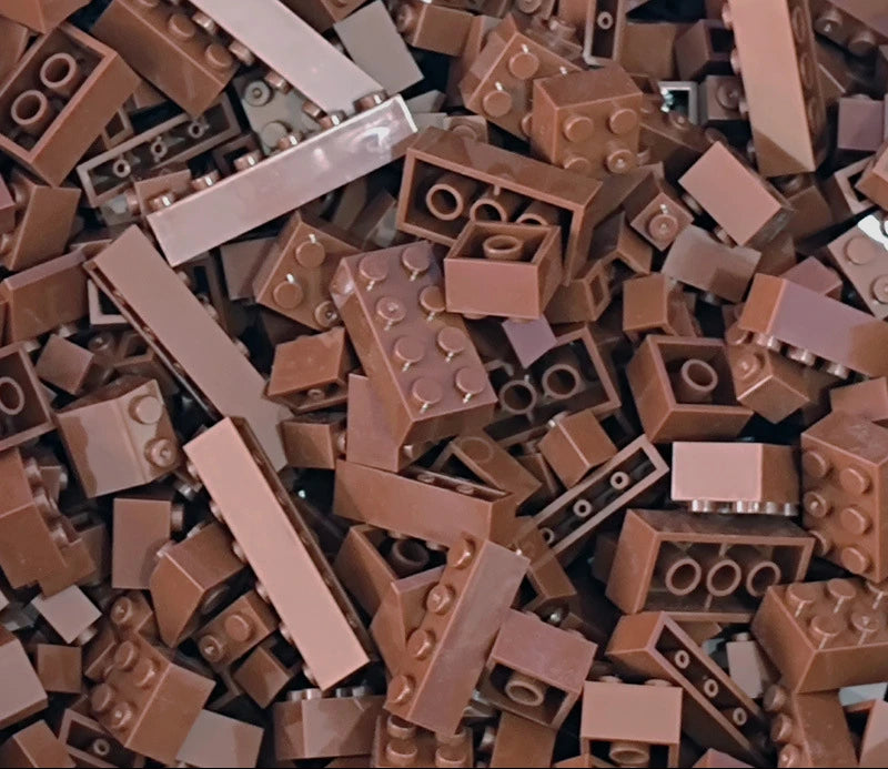 125/250g DIY Building Blocks Bulk Lot Pack Sorte Thick Bricks Block Plate Toys Small Particles Bulk Fit Legoeds Gift for Kids