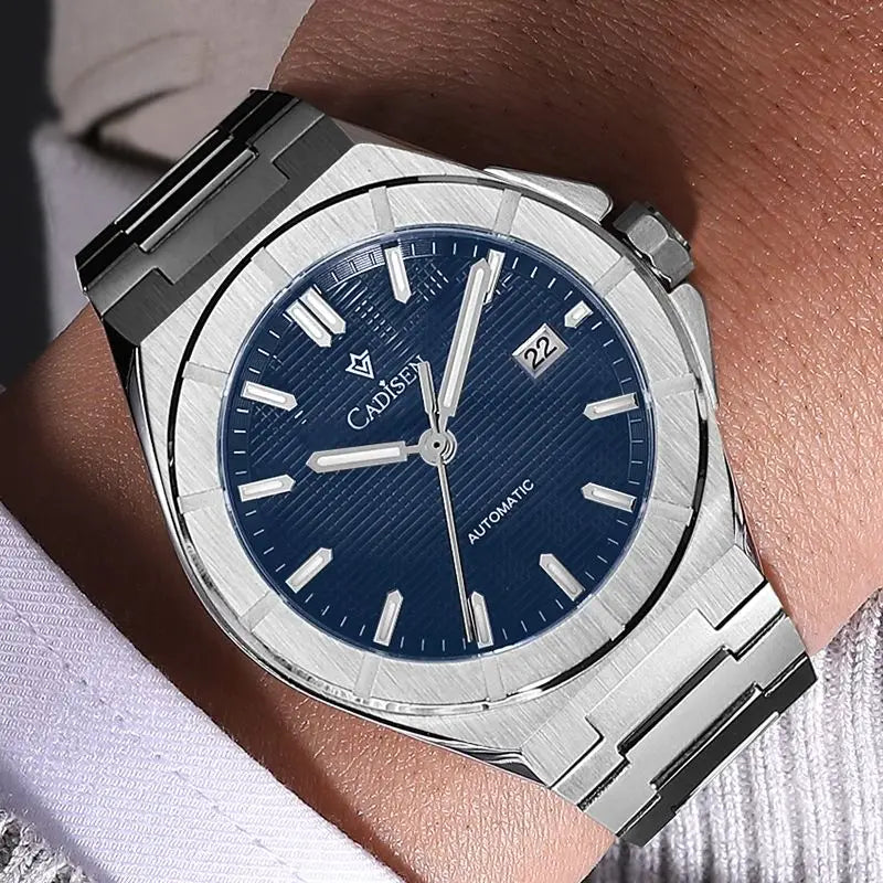 CADISEN 2026 Mens Watches Luxury Automatic Mechanical Watch For Men Japan MIYOTA 8215 Stainless Steel Sapphire Glass WristWatch