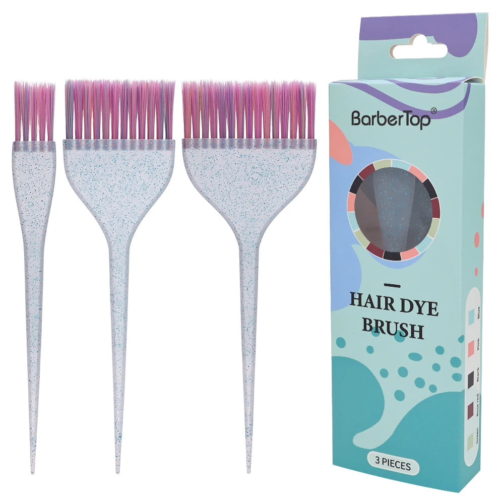 Arc Shaped Dye Hair Brush Salon Non-slip Color Cream Brush Hair Coloring Brush Hair Dye Applicator Dust Brush Styling Accessorie