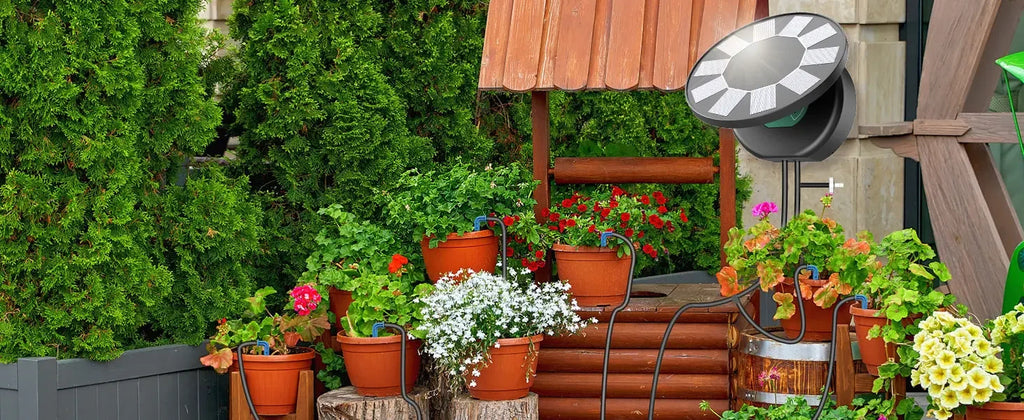 AISITIN Solar Automatic Drip Irrigation System Kit