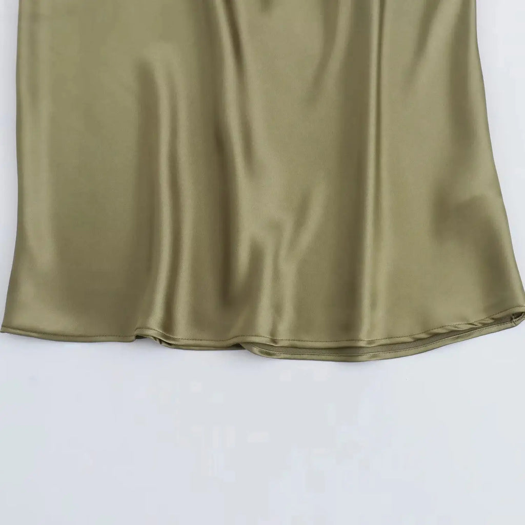 Satin Long Dresses for Women 2026 Summer Slip Midi Dress Woman Sexy Evening Party Dress Sleeveless Female Elegant Dresses