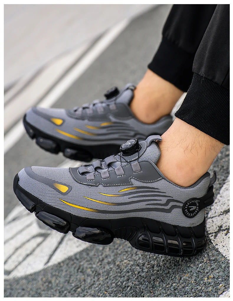 Breathable lace-free soft sole comfortable anti-smash anti-puncture labour insurance shoes