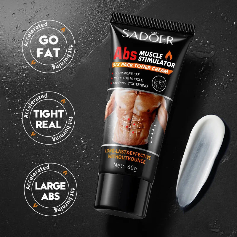 Full Body and Bodybuilding Massage Cream, Hot Compress To Tighten Abdominal Muscles