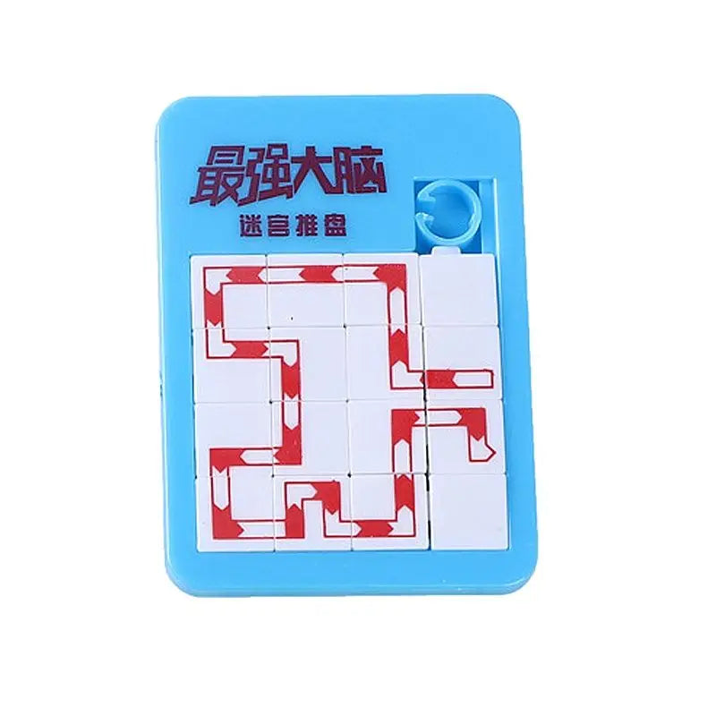 6PCS Random Number Puzzle Plastic Moving Sliding Early Education Animal Children's Jigsaw Puzzle Toy School Kindergarten Gift