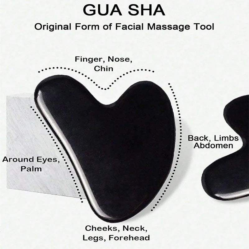 Ice Face Roller + Gua Sha Set – Lifting & Contouring Facial Massage Tools