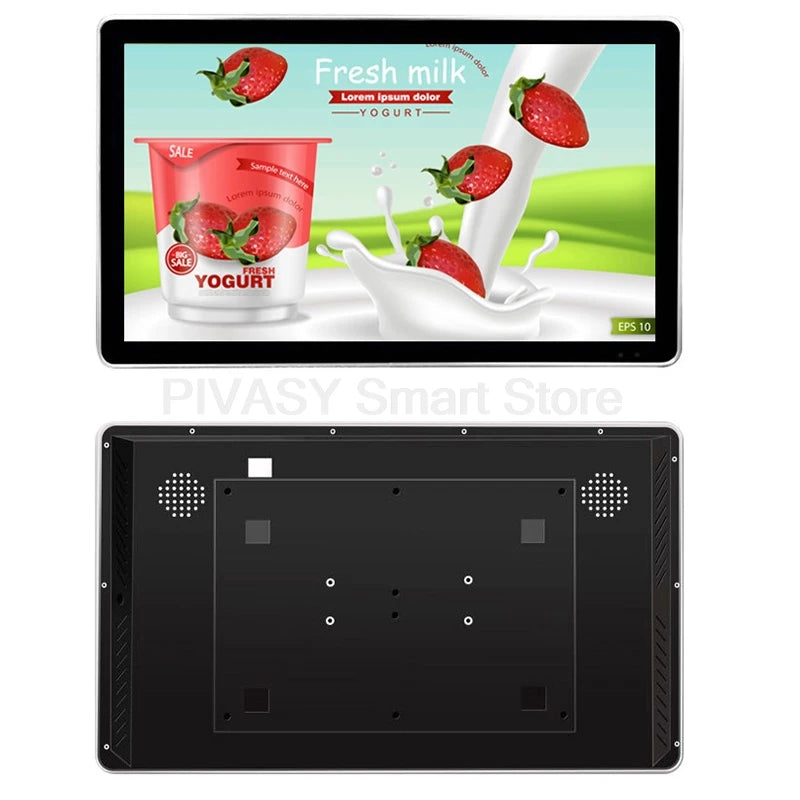 Wall-mounted HD Screen TV 21-27 Inch Advertising Device Display Monitor for Office Business Commercial publicity economic LCD