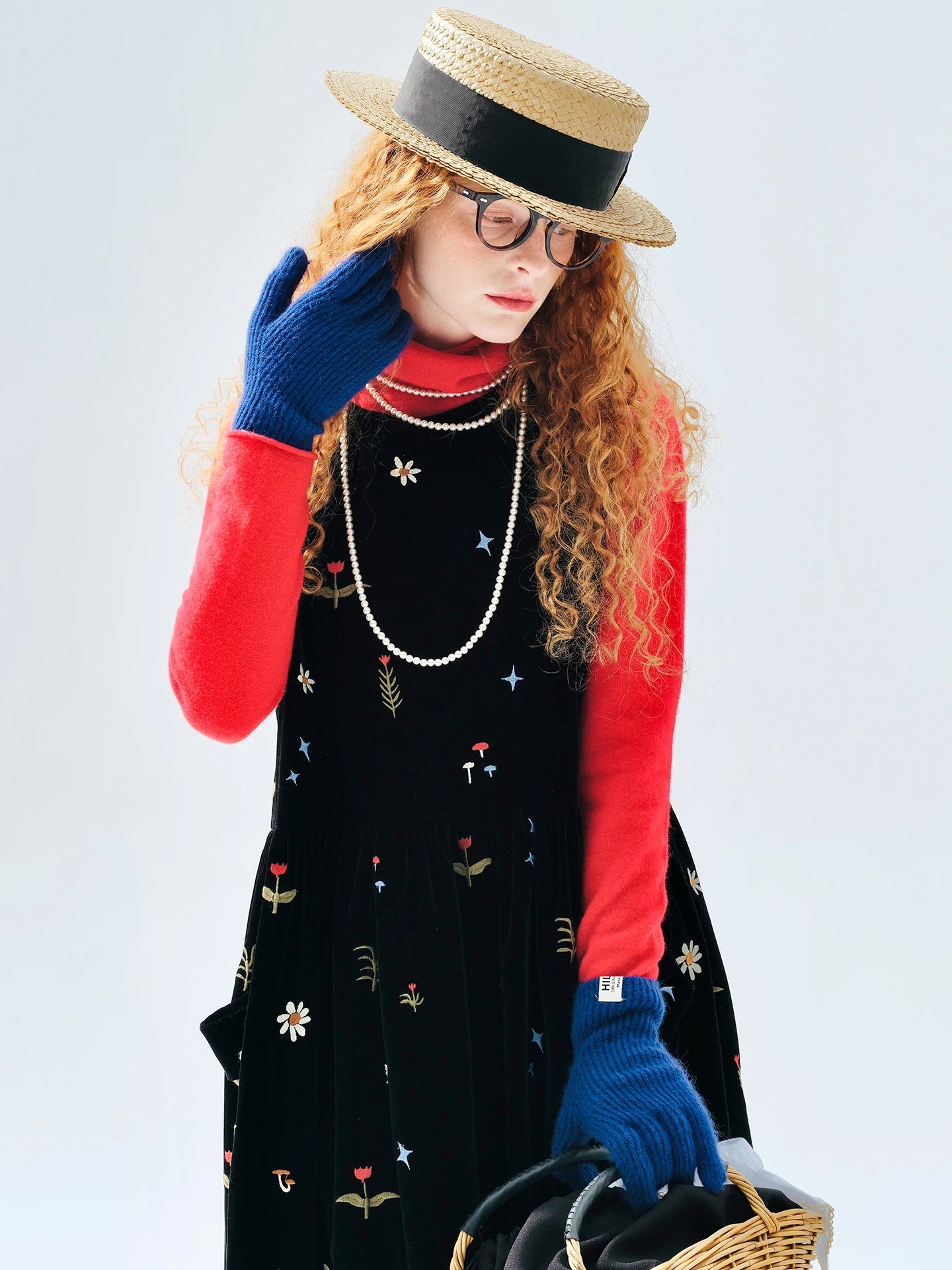 Vintage Embroidered Sleeveless Dress Moriyama Daily For Daily Commute & Dating Sweet Vibe 255266