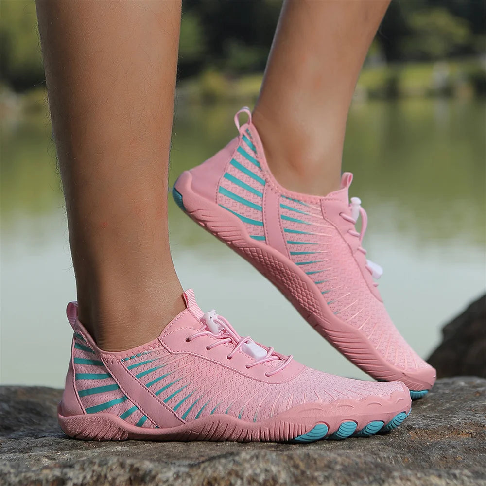 Aqua Shoes For Women Men Barefoot Water Shoes Anti-Slip Quick-Drying Outdoor Beach Upstream Wading Swimming Shoe Sneakers Unisex