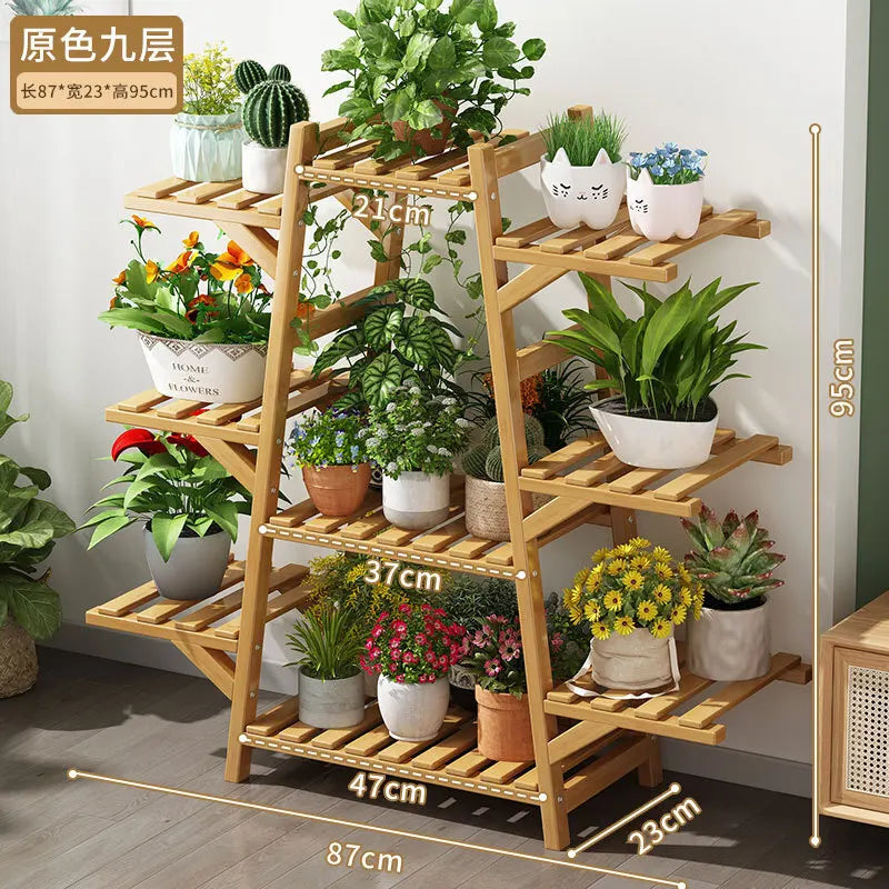 Floor-standing Rack Multi-layer Balcony Flower Rack Living Room Plant Rack Flower Pot Rack Climbing Flower Rack Succulent Plant