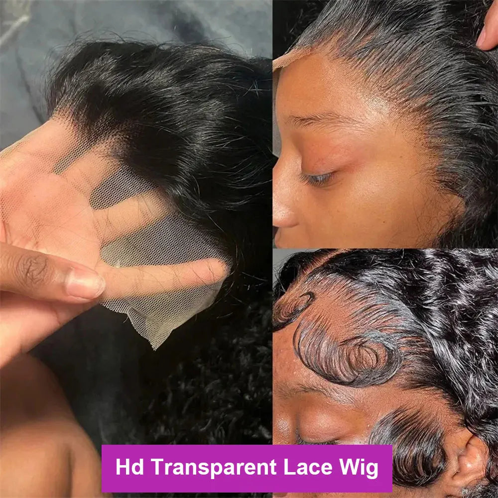HJ WEAVE BEAUTY HD Loose Deep Wave Lace Wig — 13×6 / 13×4 / 360, up to 40–46", 180–300% Density (Remy)