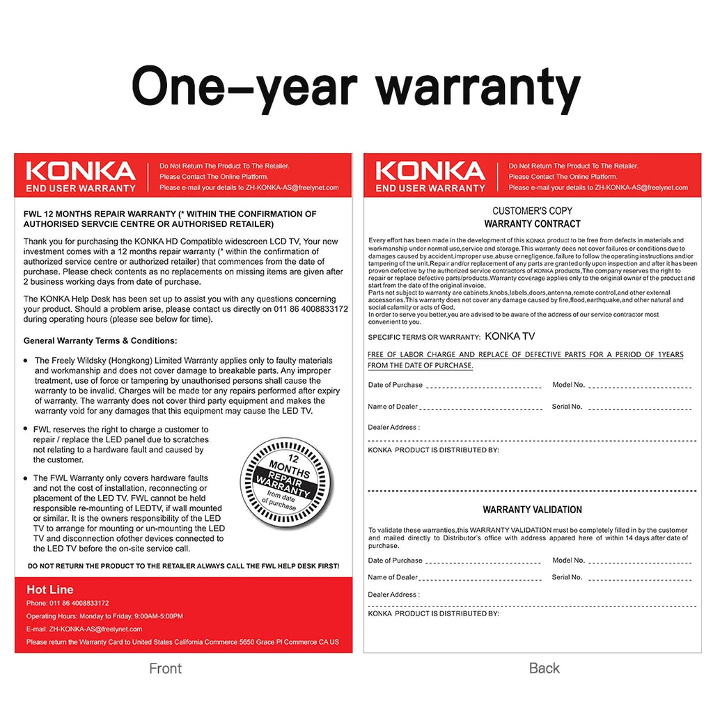 KONKA 32" Smart TV Tizen OS Powered By SAMSUNG Built-in 30W Soundbar HDR10 V-Max Display Theater Audio Dynamic Sound 1Y Warranty