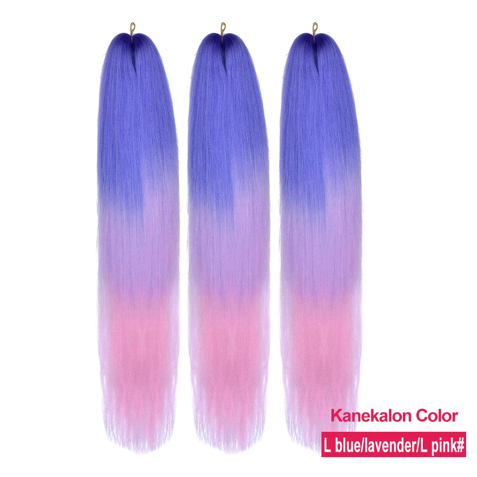 MISS ROLA Synthetic Kanekalon Hair 3 PCS  Jumbo Braids 22 Inches 60g Yaki Straight Hair Extension Pre Stretched Wholesale