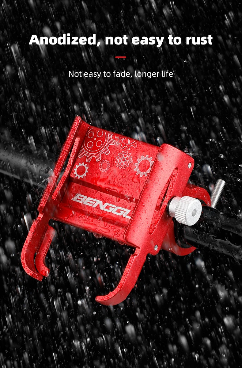 iBudim Bike Phone Holder 360 Rotation Bicycle Phone Holder for 4.7-7.0 inch Devices Motorcycle Handlebar Mobile Phone Stand