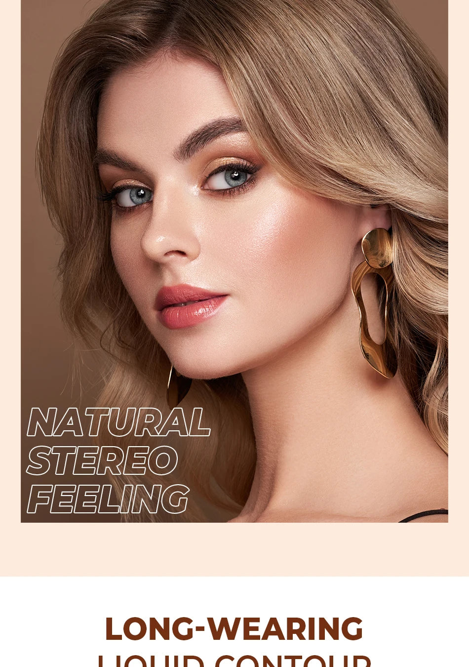 2025 Beauty Glazed 2 Color Liquid Contouring To Enhance The Facial Contour,Waterproof ,Matte,V-face Shaping Contour  Face Makeup