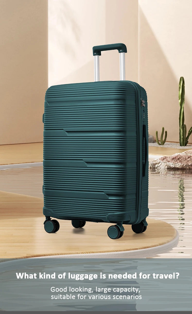 2024 New Design Travel Suitcase Rolling, Women Men Carry on Travel Trolley Case 20 Inch, Boarding Cabin Luggage Suitcase 24 28''