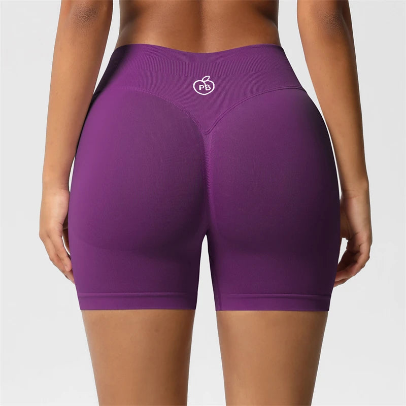 DARC·WOLVES Seamless Booty-Lift Biker Shorts — 3D Shaping Fit, High-Waist Compression for Women’s Workout & Everyday Style