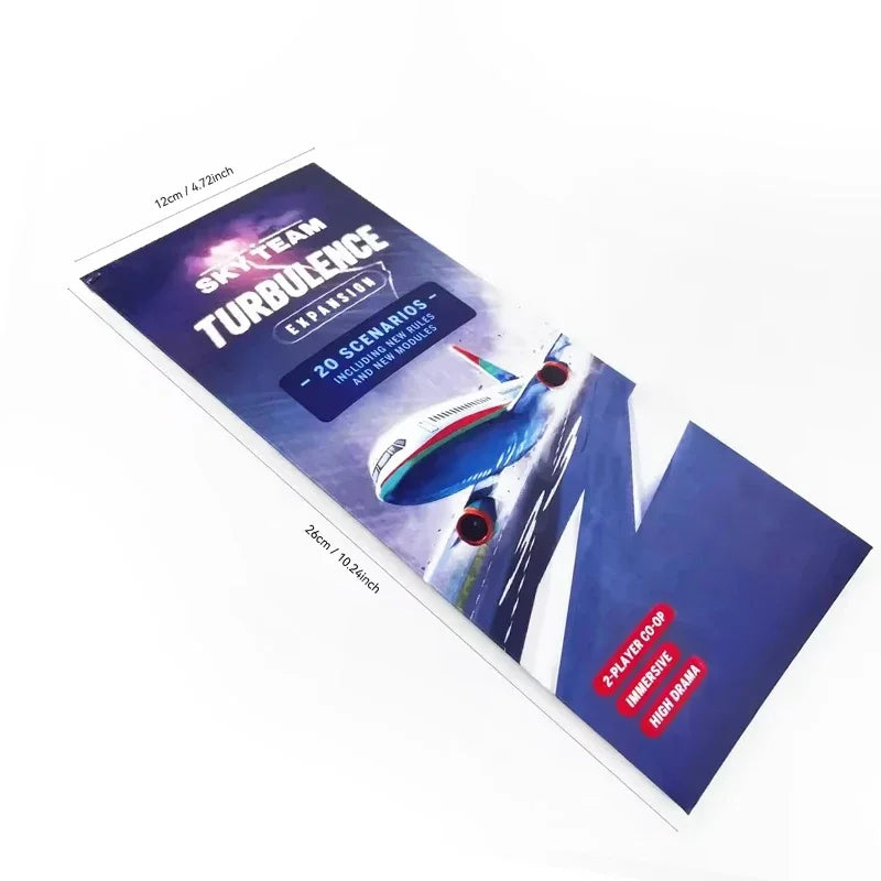 SKY TEAM And EXPANSION Board Game Turbulence 20 New Scenarios with Extra Rules and Modules for Enhanced Gameplay