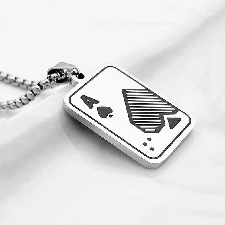 Scared Black Cat Pendant Necklace | Titanium Steel K-Pop Fashion Chain for Men & Women