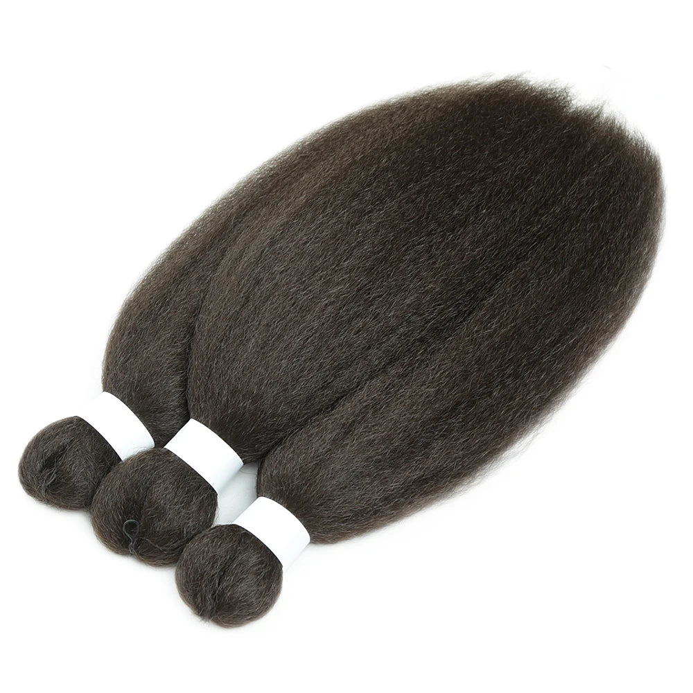 Synthetic Crochet Vixen Bundles 26 inch Kinky Straight Crochet Hair for Black Women Premium Synthetic Fibers Crochet Braids