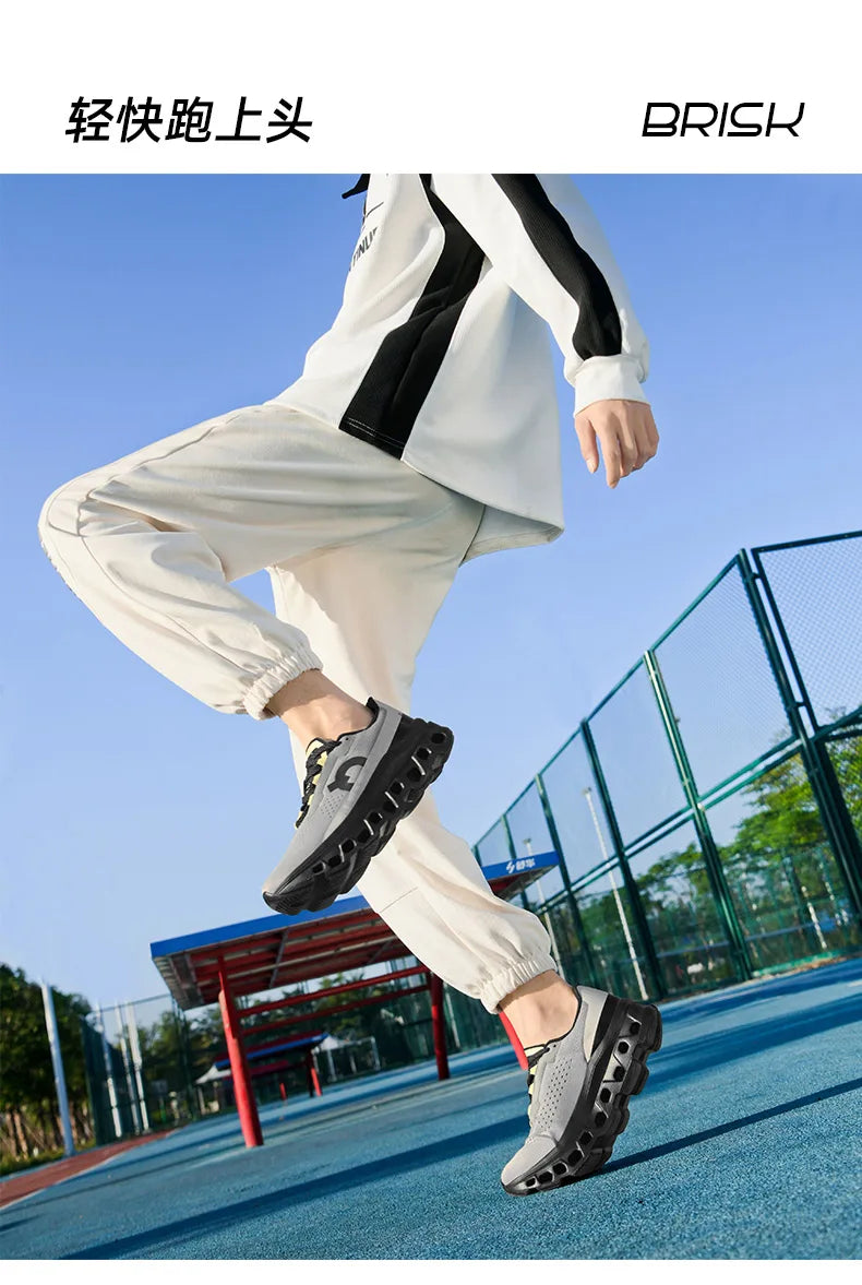 Men’s Breathable Air-Cushion Running Shoes – Lightweight Graffiti Sneakers